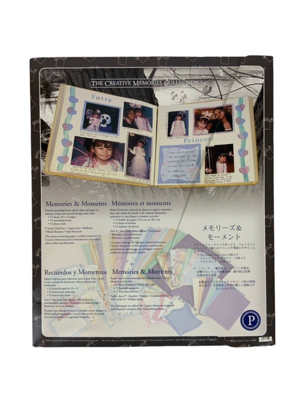 Creative Memories and Moments Journaling Boxes Photo Mats and Paper 2005